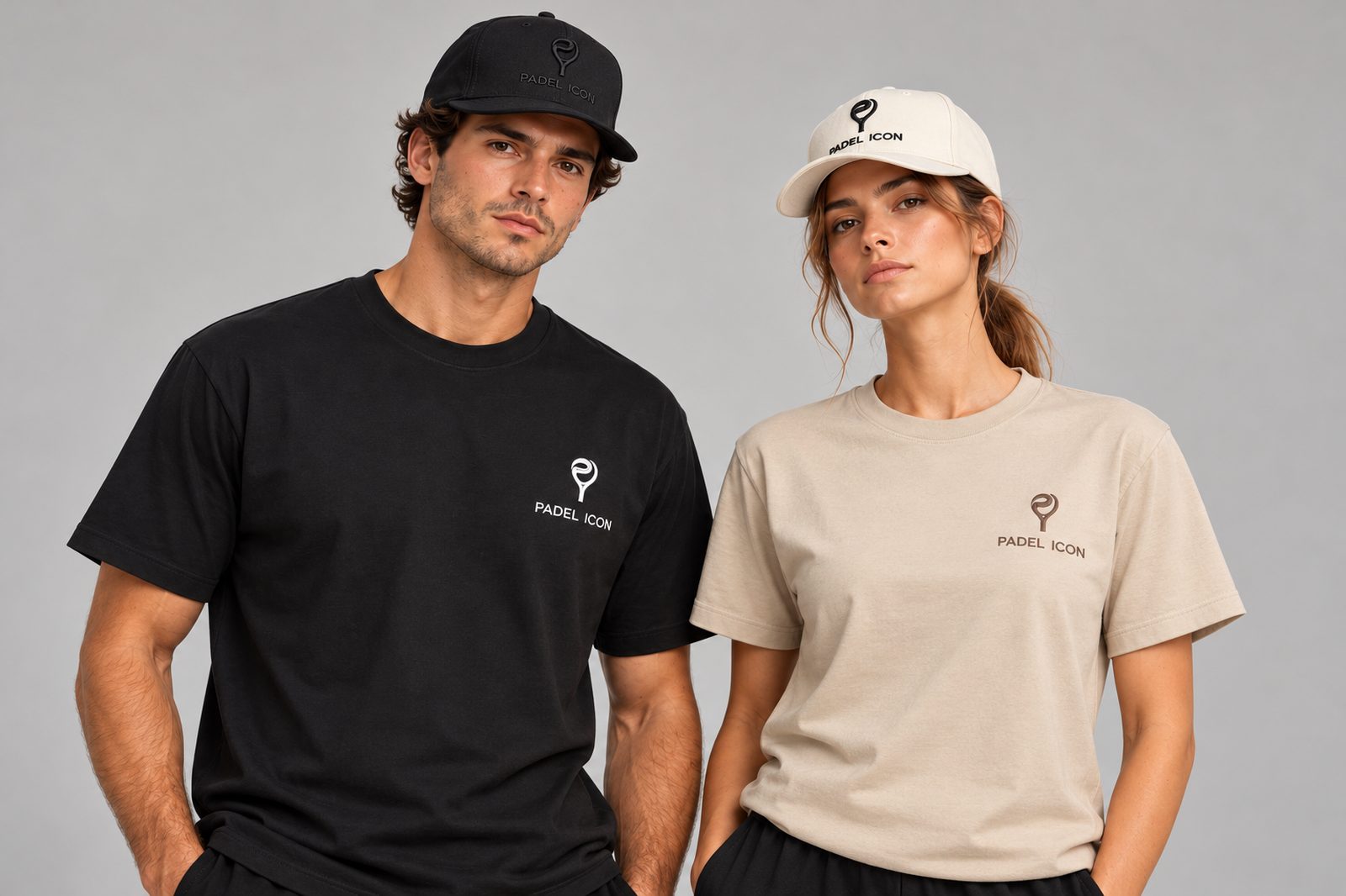 Caps and tees, worn