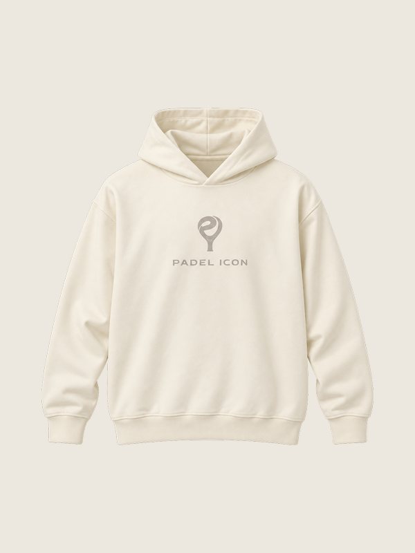 Padel Icon hoodie cream