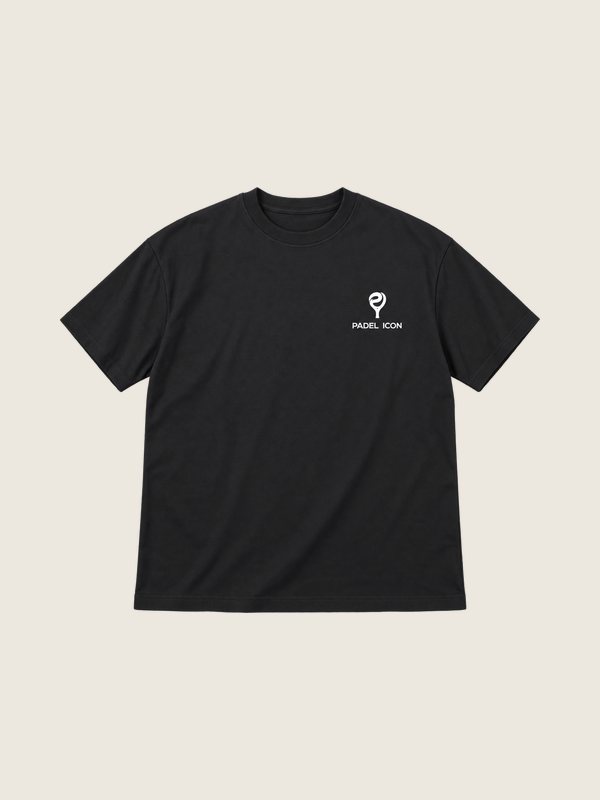 Padel Icon tee black